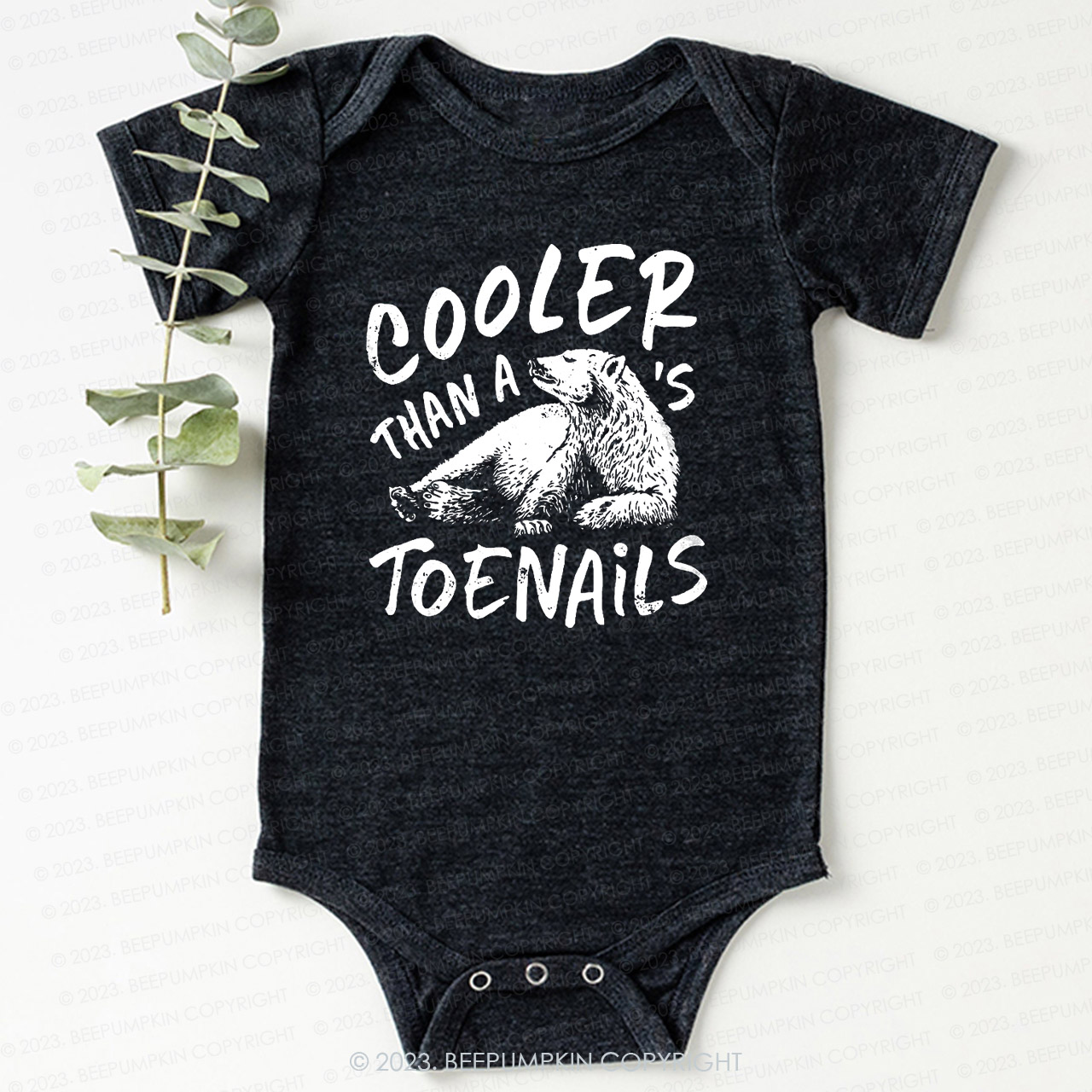 Polar Bear's Toenails Bodysuit For Baby