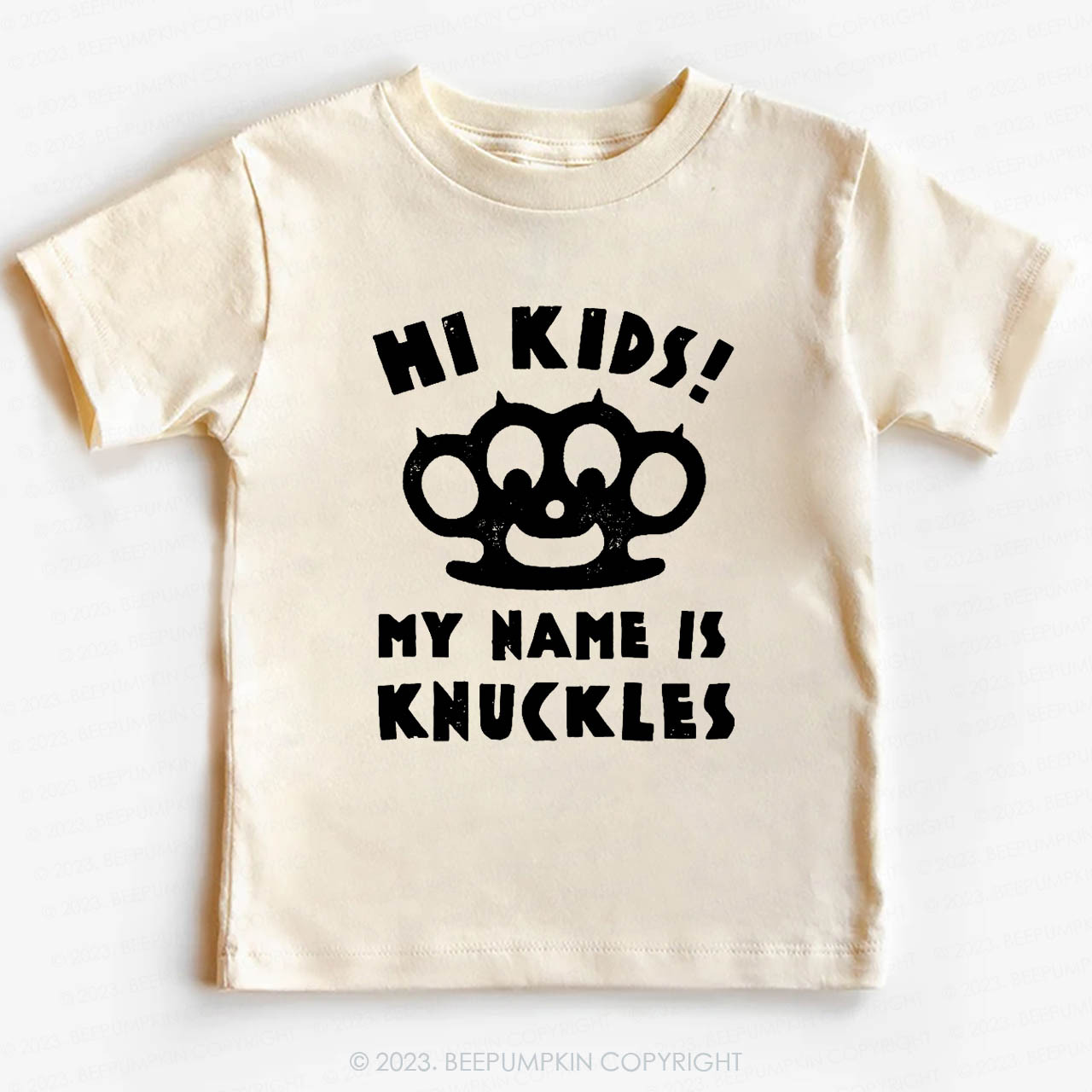 Hi Kids, My Name Is Knuckles Kids Shirt