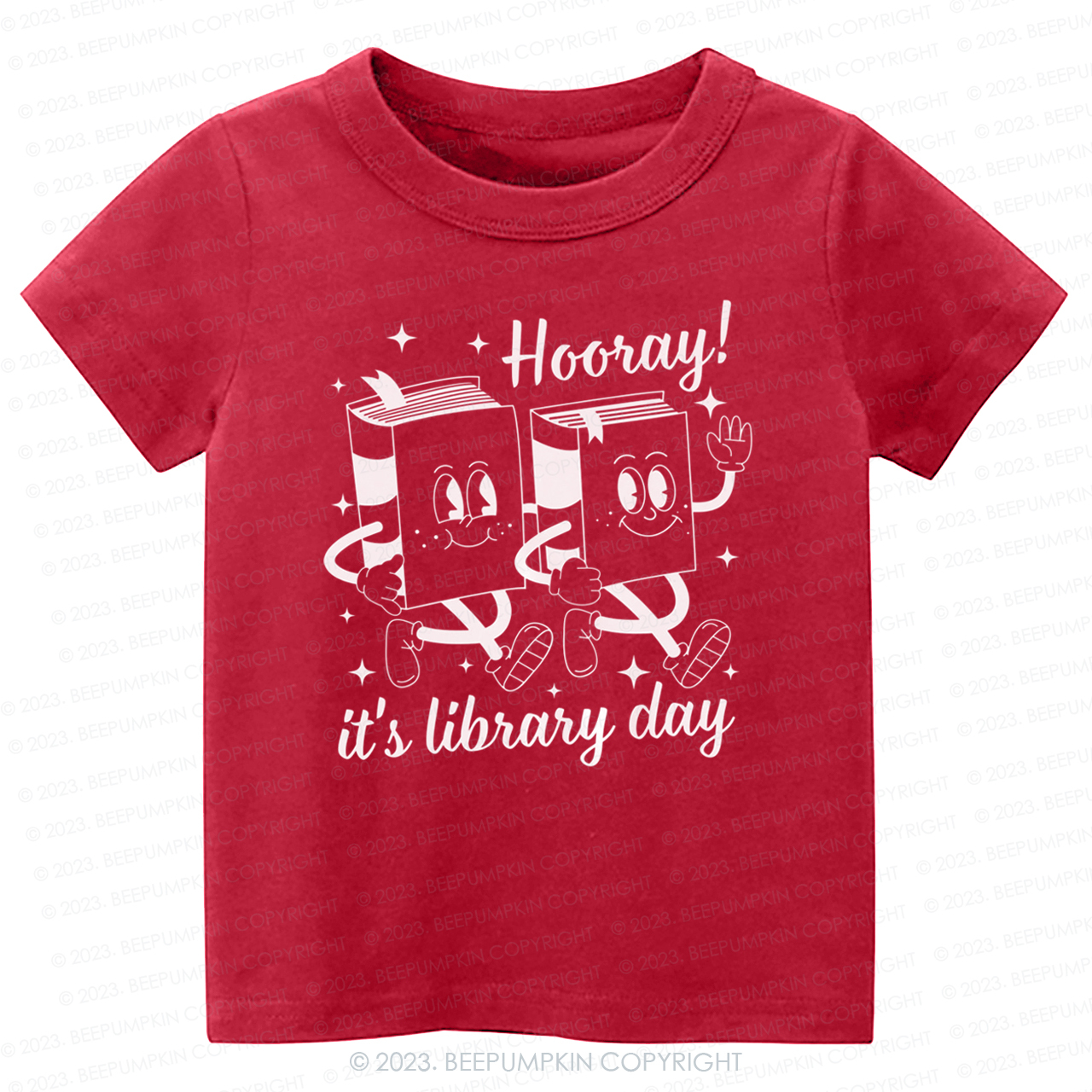 Hooray It's Library Kids Shirt