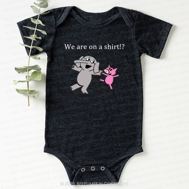 Elephant & Piggie Bodysuit For Baby