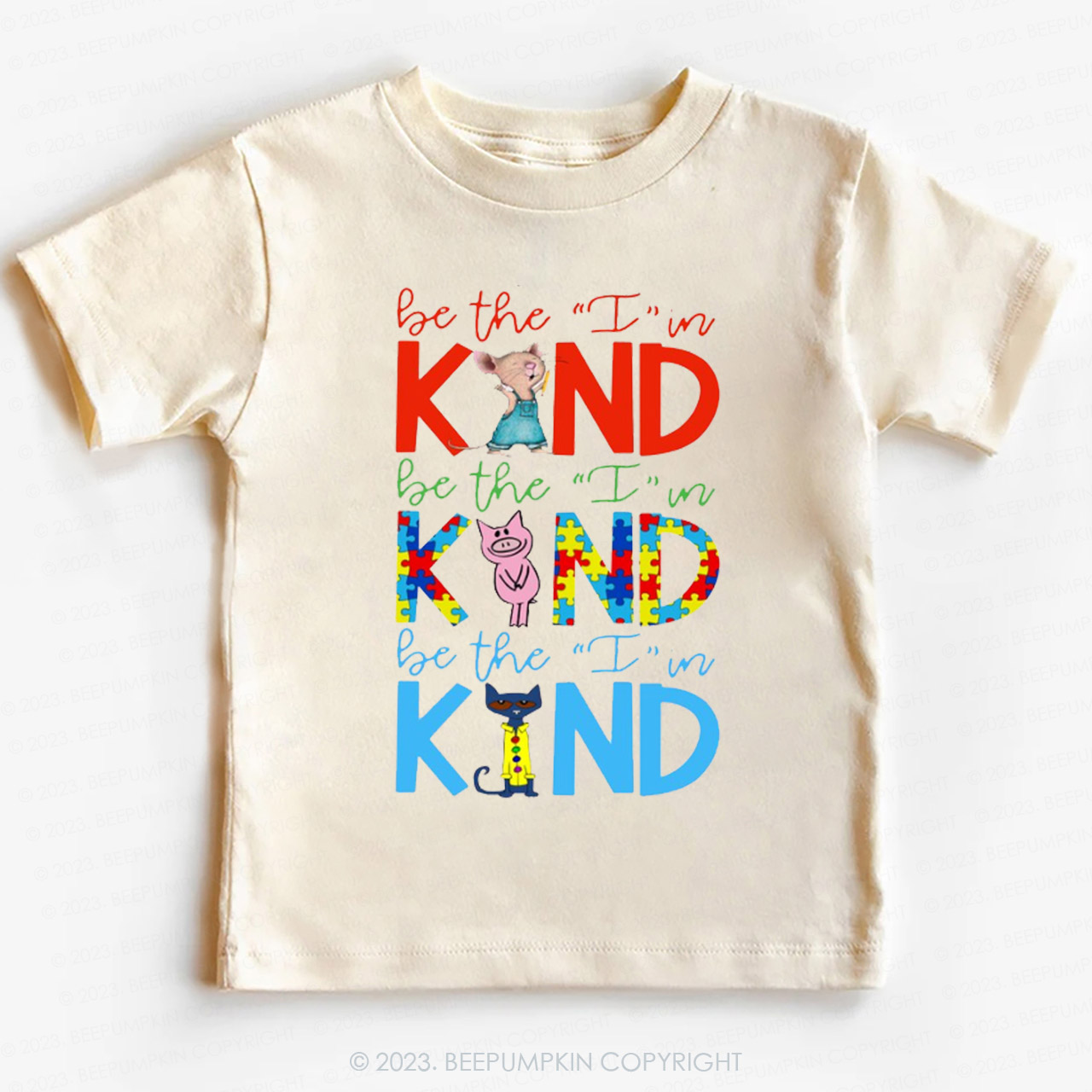 Book Characters Be The I In Kind Kids Shirt