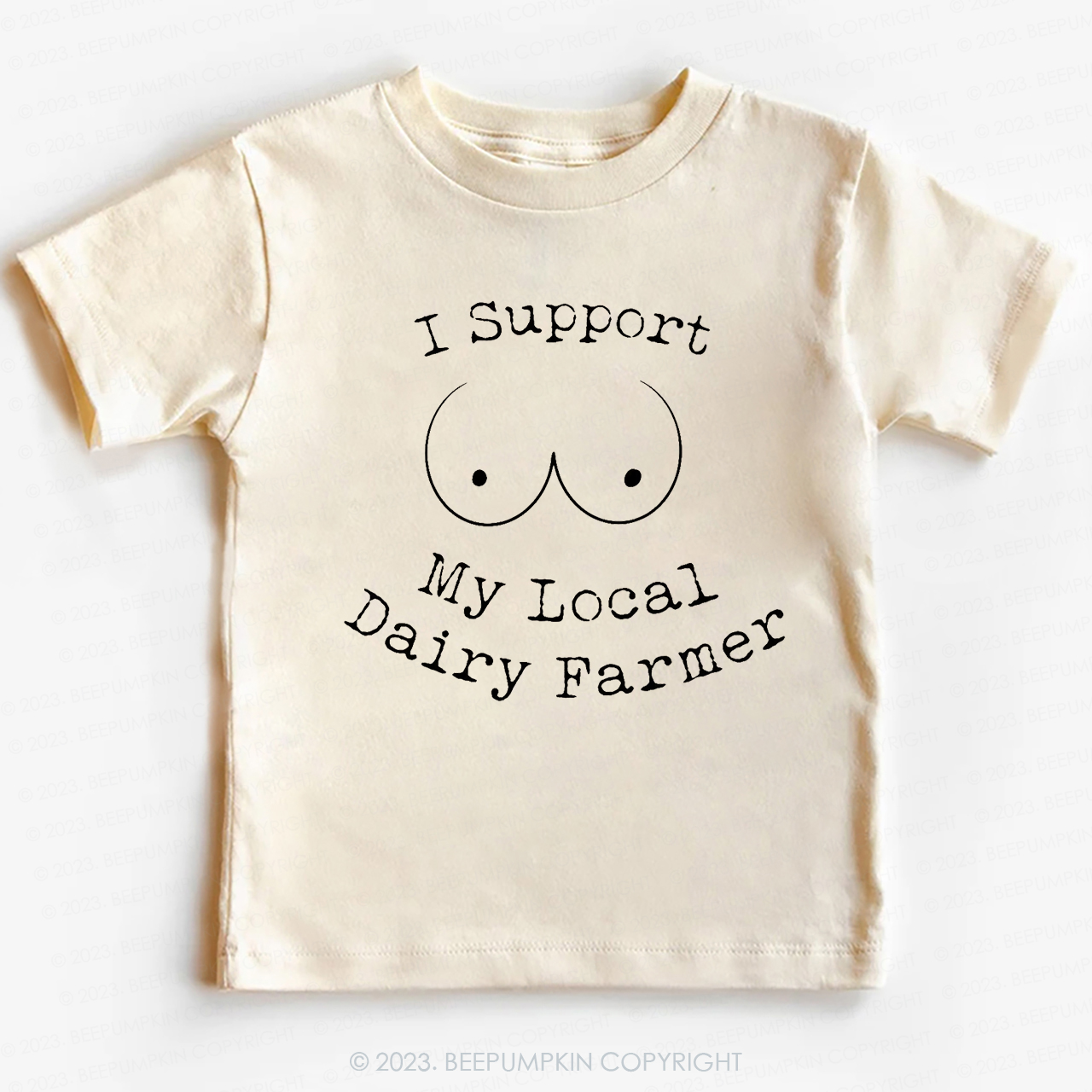 I Support My Local Dairy Farmer Kids Shirt
