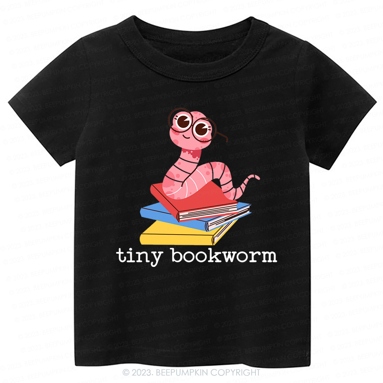 Tiny Bookworm Librarian Kids Shirt