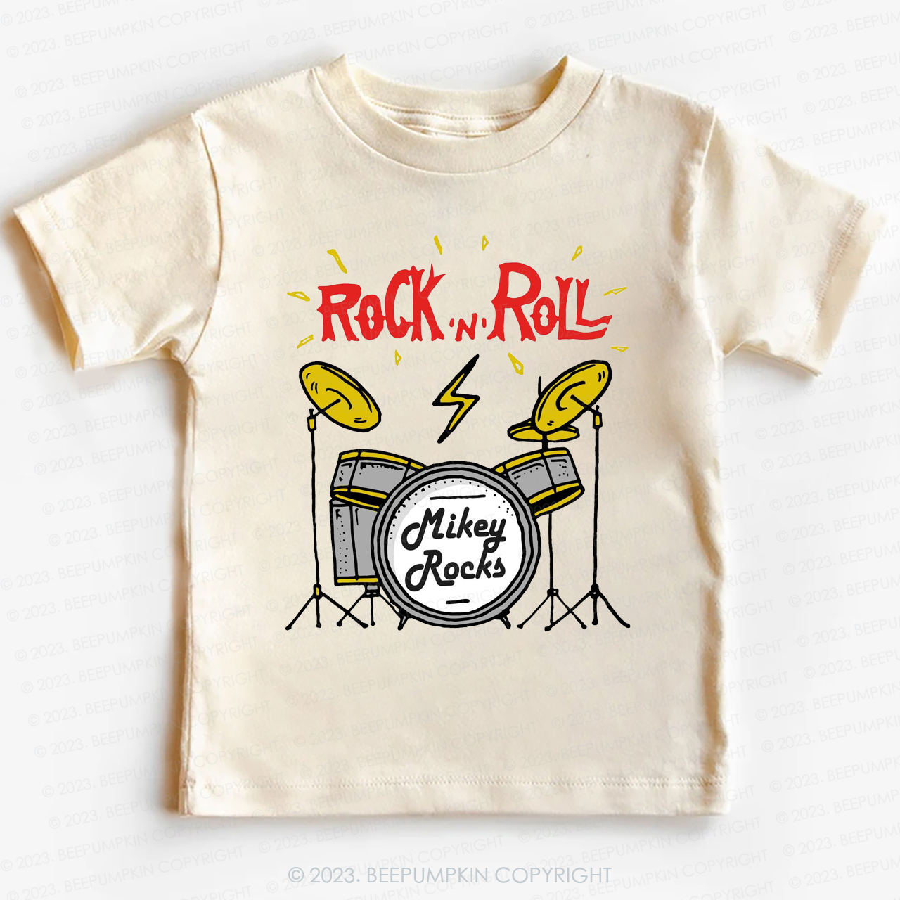 Rock 'n' Roll Future Music Rock Star Kids Shirt