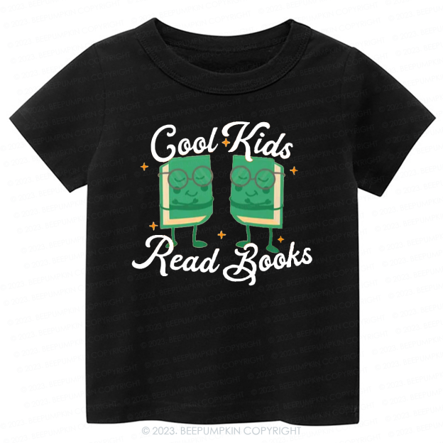 Cool Kids Read Books Funny Kids Shirt