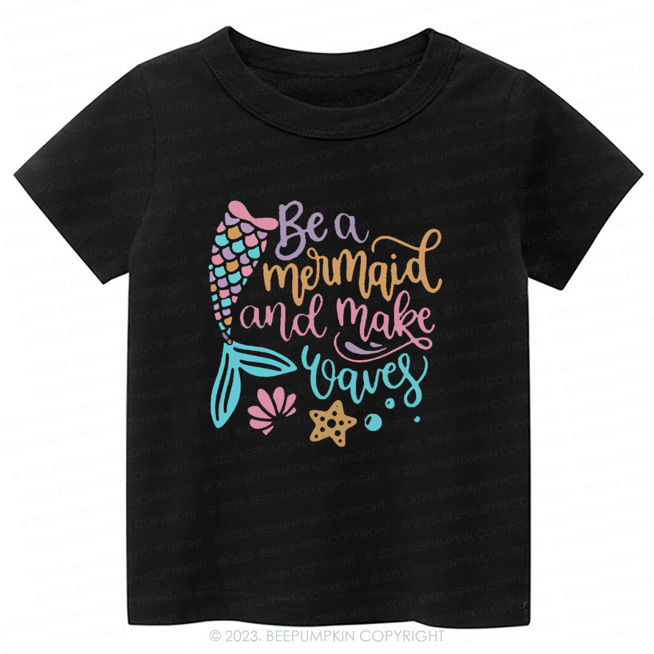 Be A Mermaid And Make Waves Kids Shirt