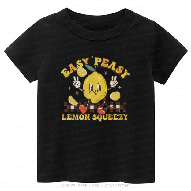 Easy Peasy Lemon Squeezy Kids Shirt