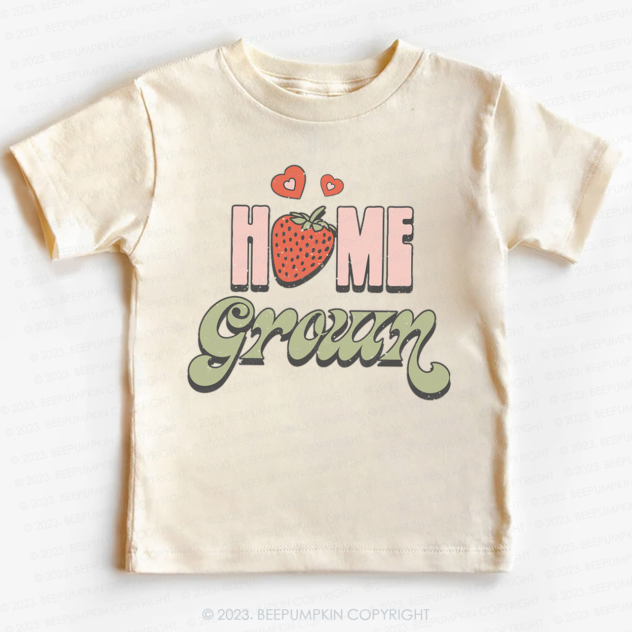 Vegan Natural Home Grown Kids Shirt