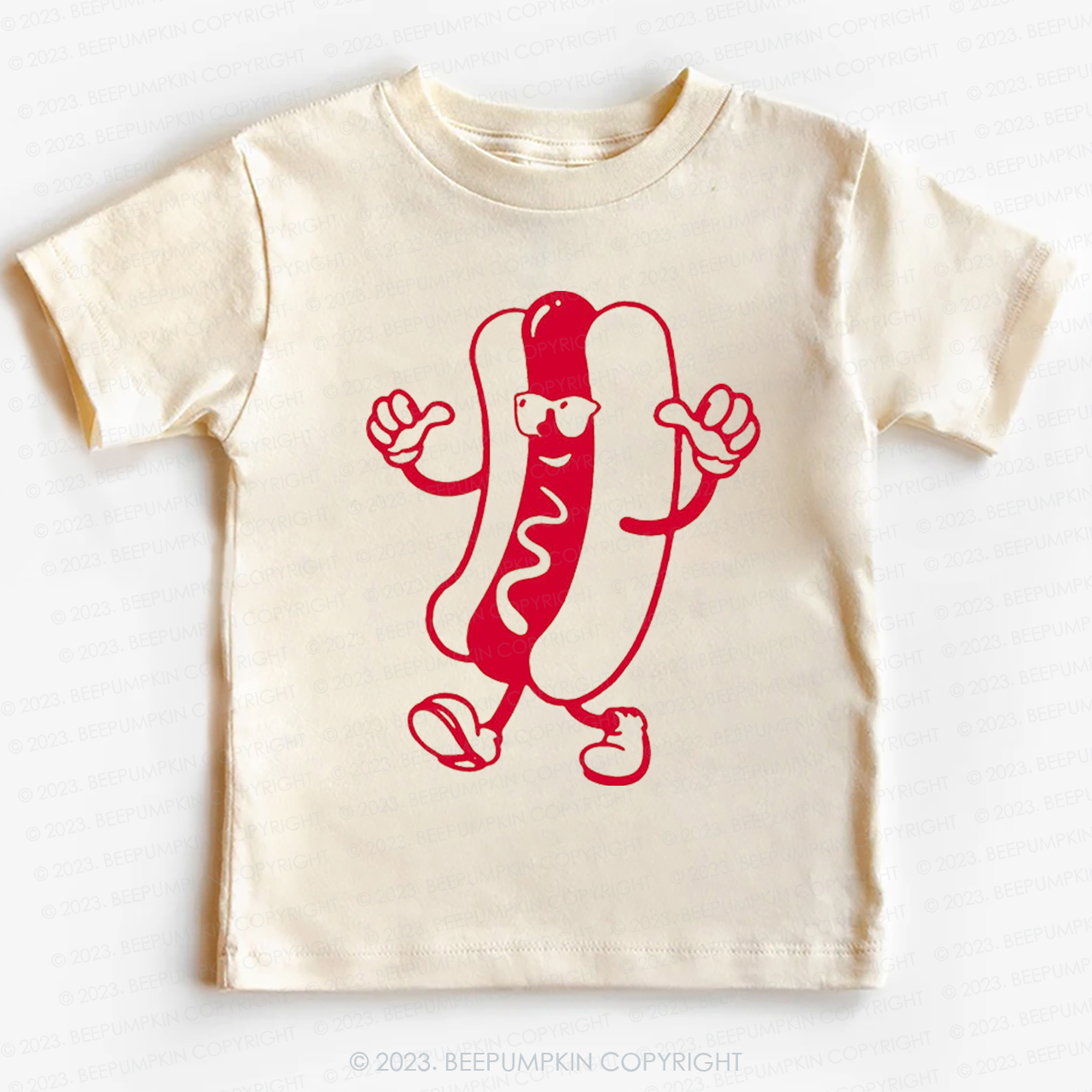 Cool Hot Dog Graphic Kids Shirt