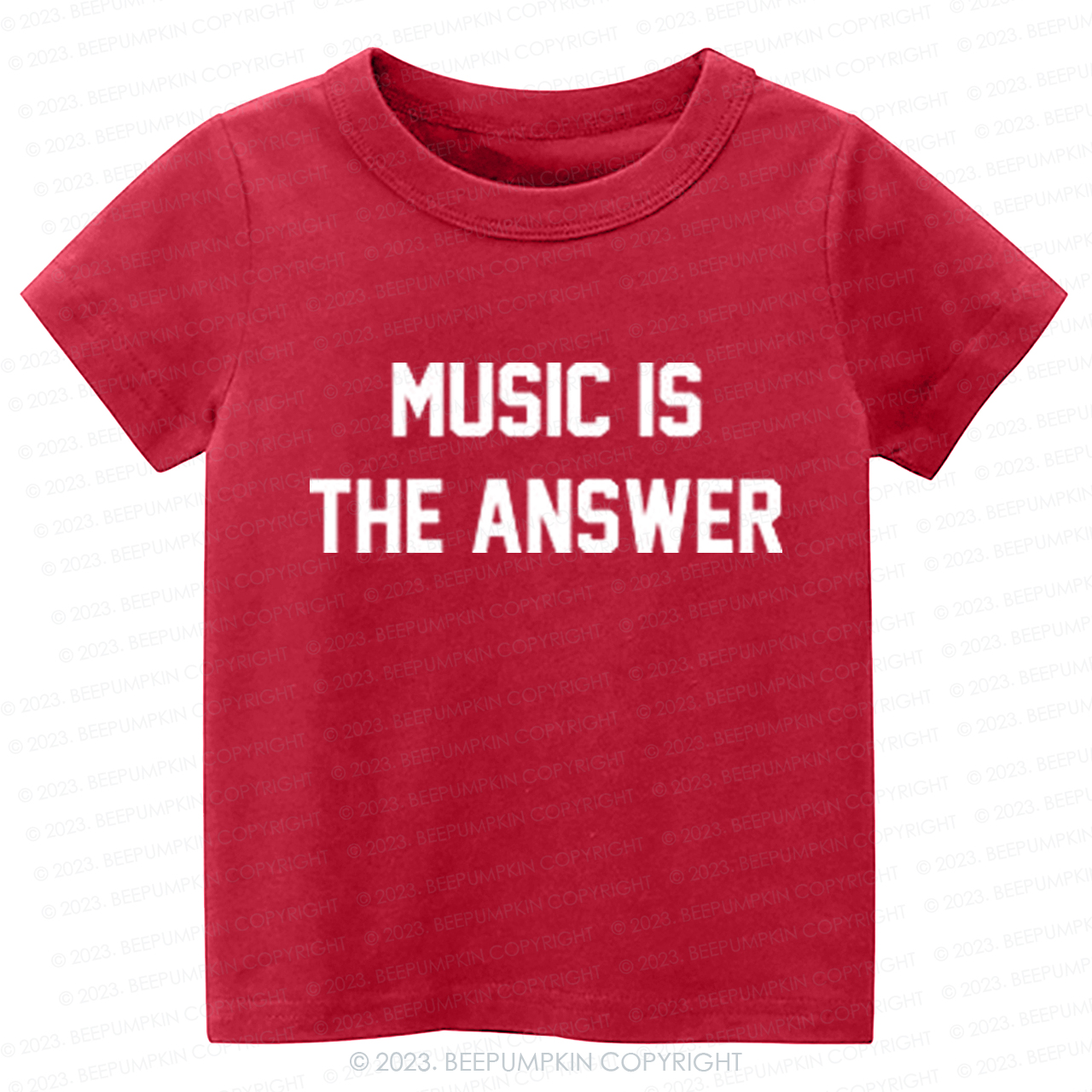 Music Is The Answer Kids Shirt