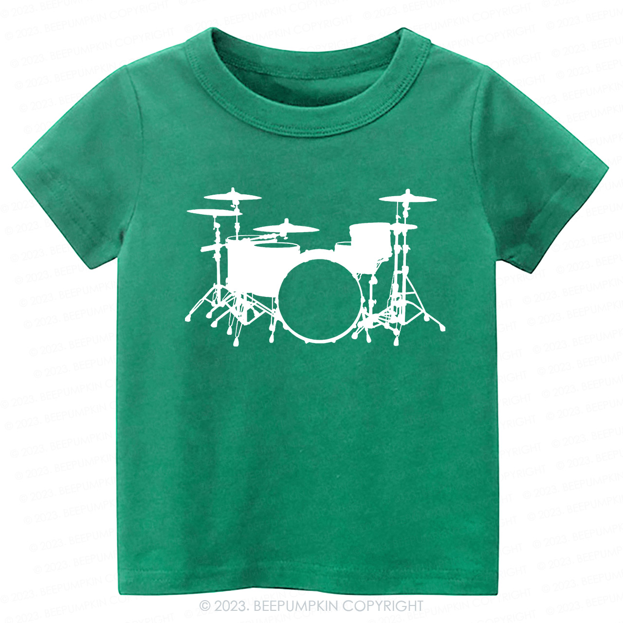 Drumset Music Kids Shirt