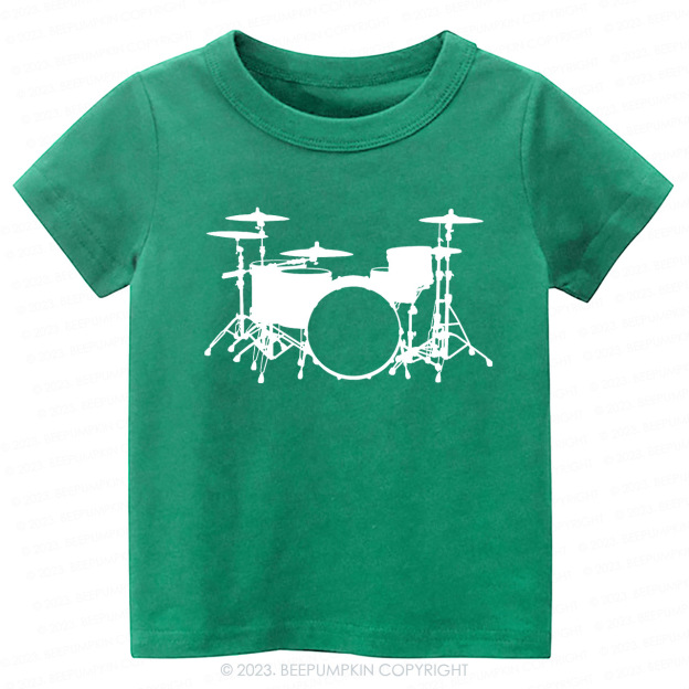 Drumset Music Kids Shirt