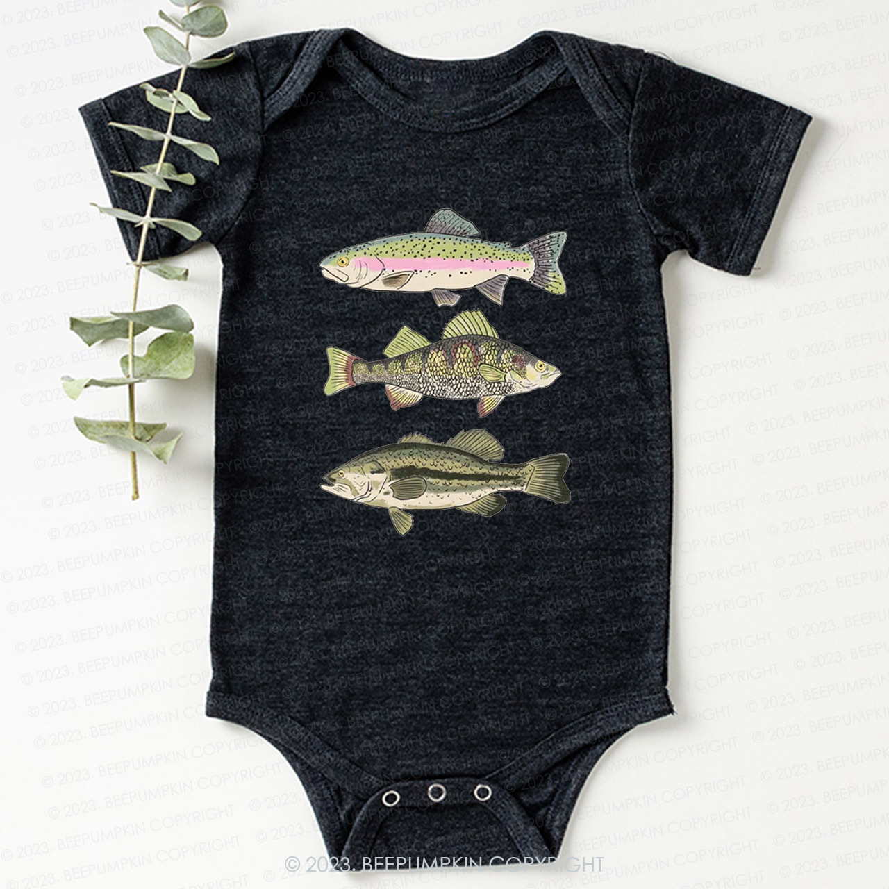 Summer Fishing Top Bodysuit For Baby