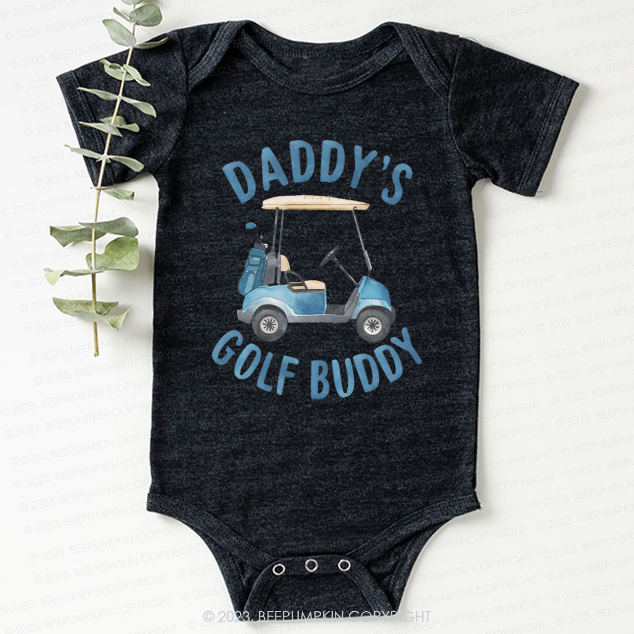 Daddy's Golf Buddy Bodysuit For Baby