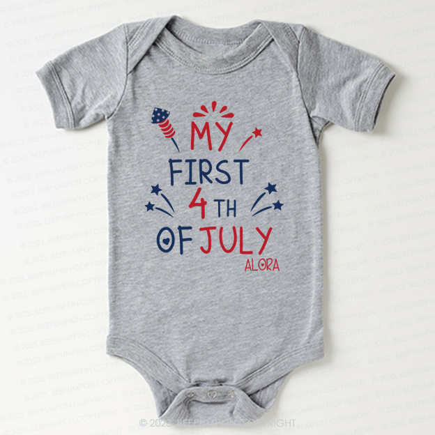 My First Independence Day Bodysuit For Baby