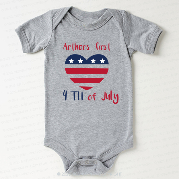 Baby's First Independence Day Bodysuit For Baby