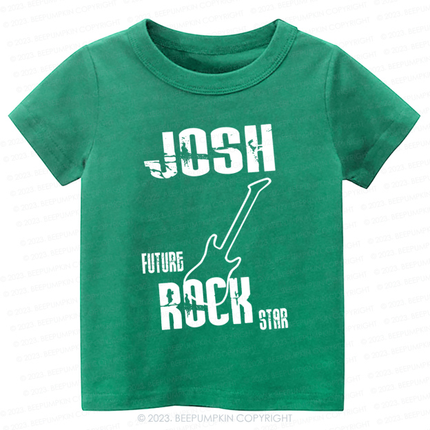 Personalised Future Rockstar Kids Shirt 8