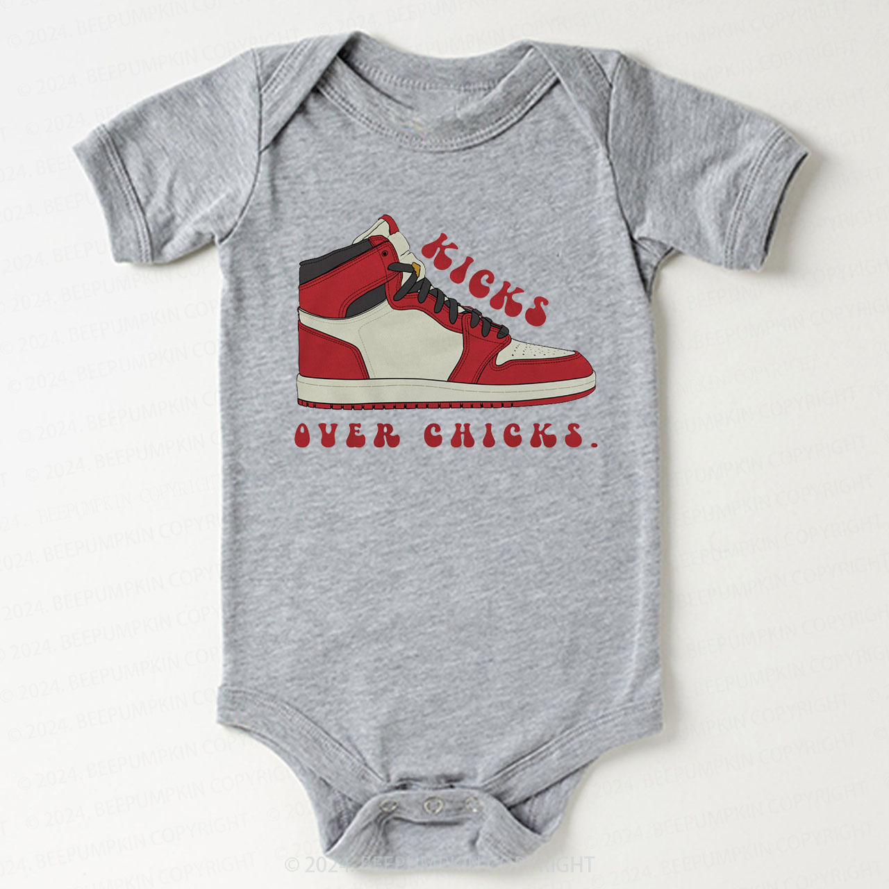 Kicks Over Chicks Bodysuit For Baby 7