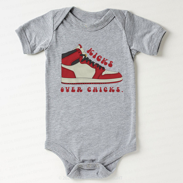 Kicks Over Chicks Bodysuit For Baby 7