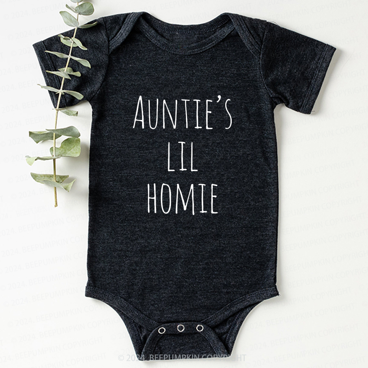 Auntie's Lil' Homie Bodysuit For Baby
