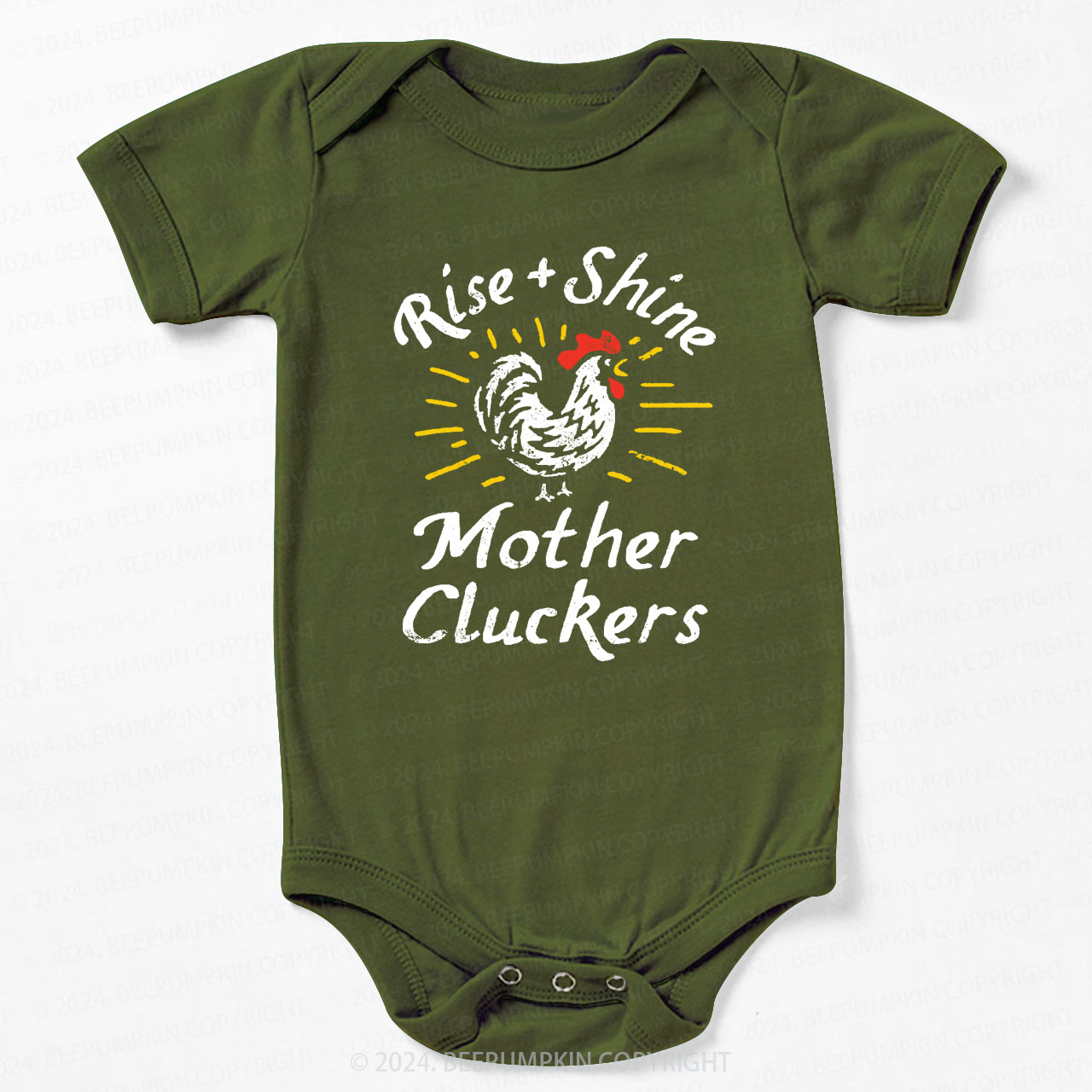 Rise & Shine Mother Cluckers Bodysuit For Baby
