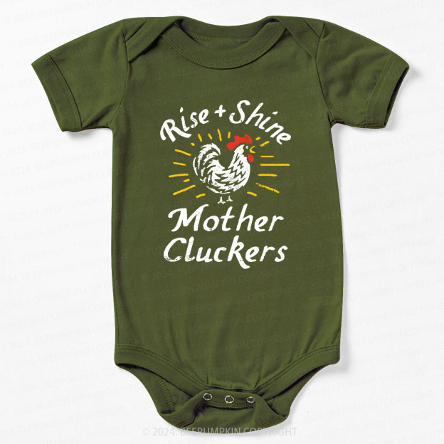 Rise & Shine Mother Cluckers Bodysuit For Baby