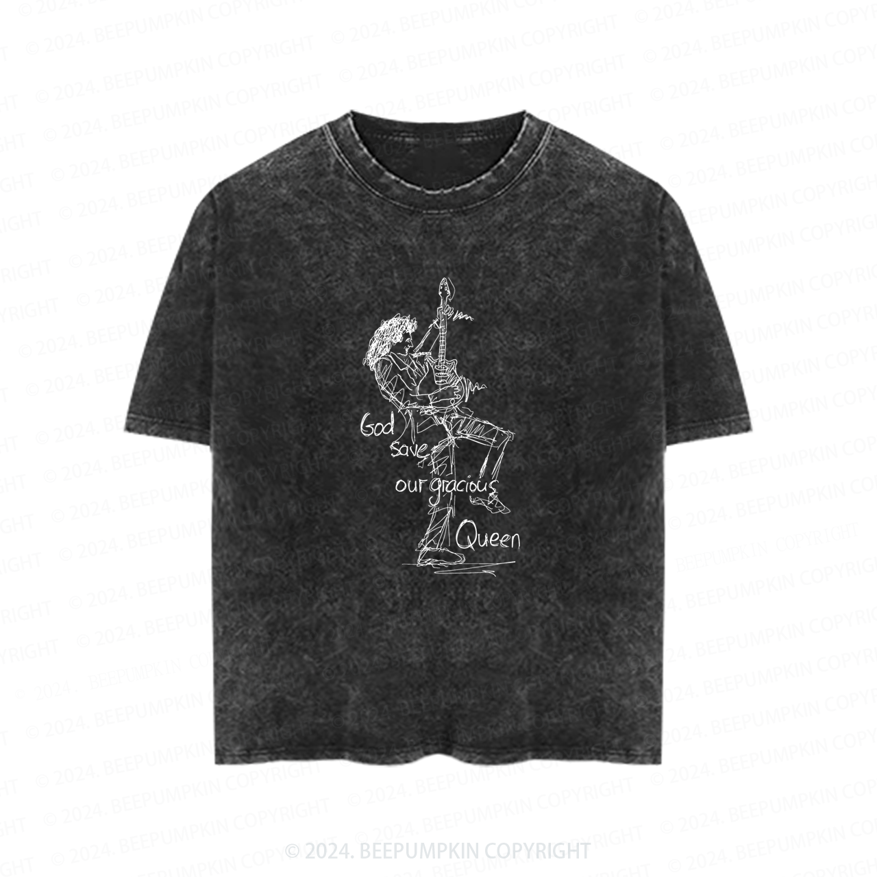 Rock Man Art Toddler&Kids Washed Tees          