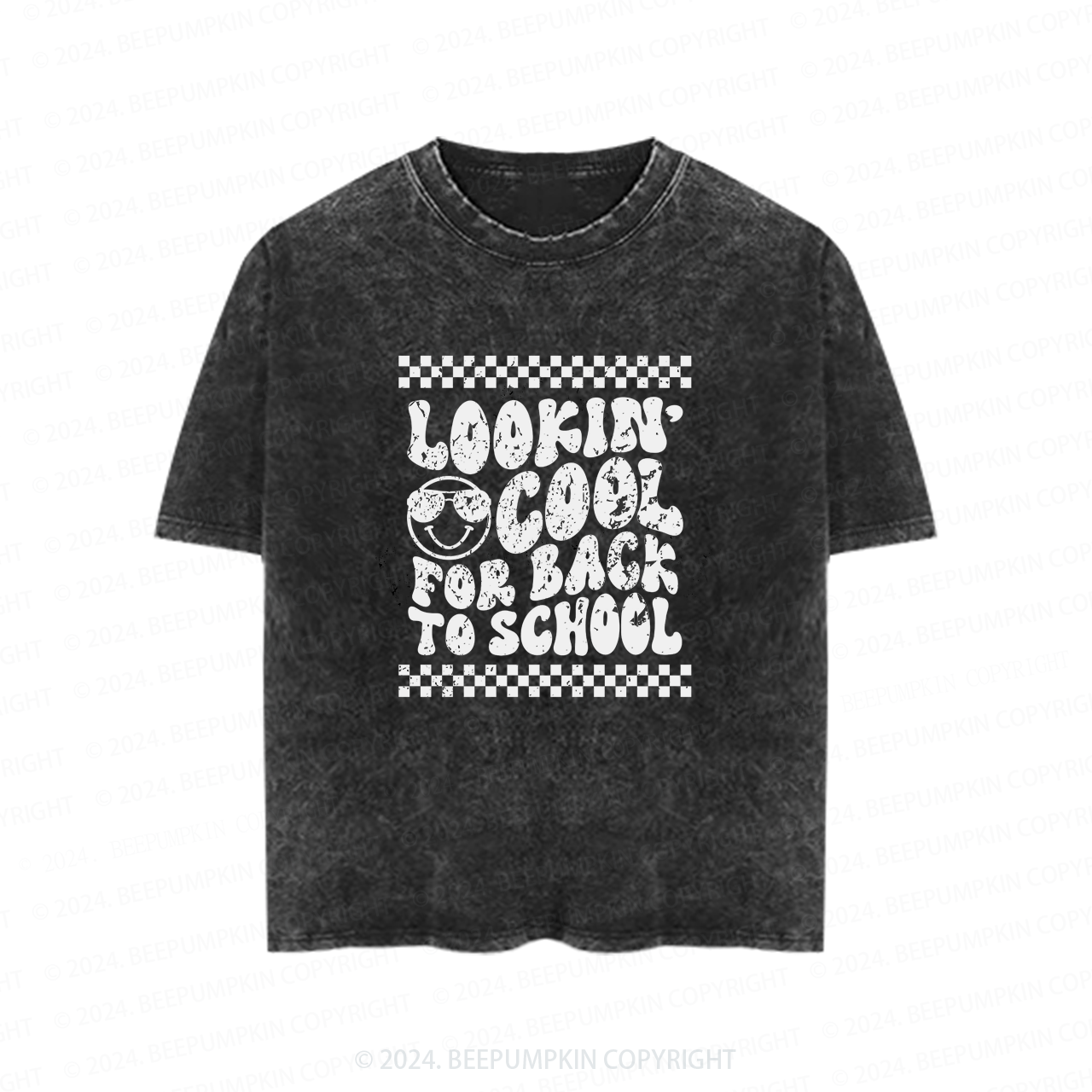 Lookin' Cool For Back to School Toddler&Kids Washed Tees          