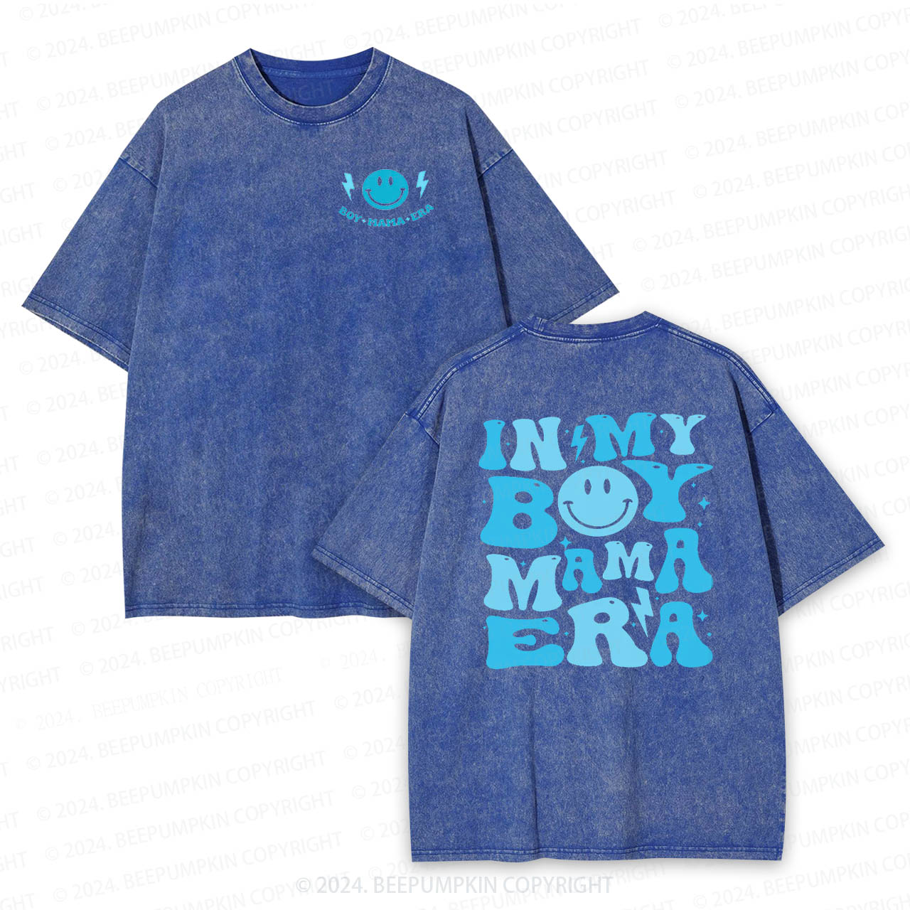 In My Boy Mama Era Mama Washed T-Shirts 