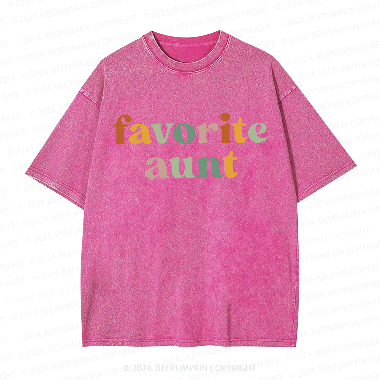 Favorite Aunt Gift Aunt Washed Tees