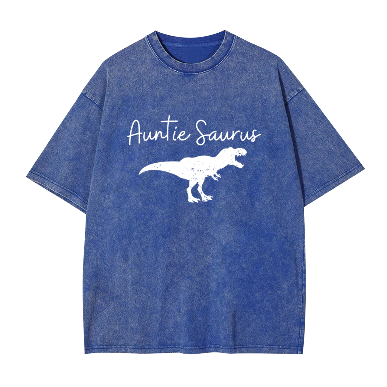 Personalized Saurus Rex Aunt Washed Tees