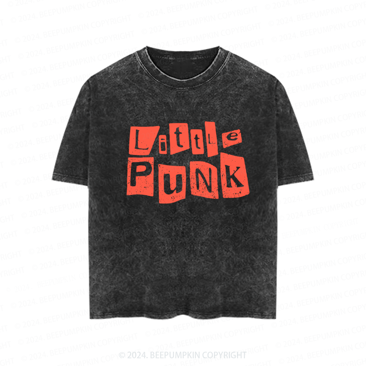 Little Punk Toddler&Kids Washed Tees          