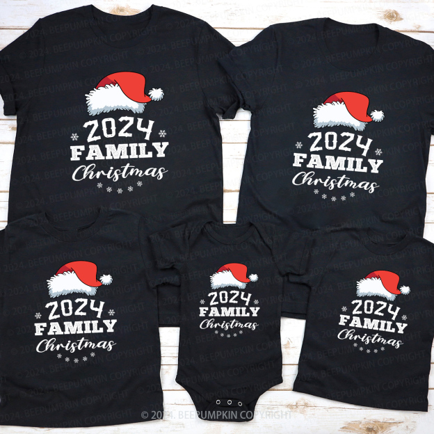 Family Christmas 2024 Lucky Day T-Shirt For Family Beepumpkin