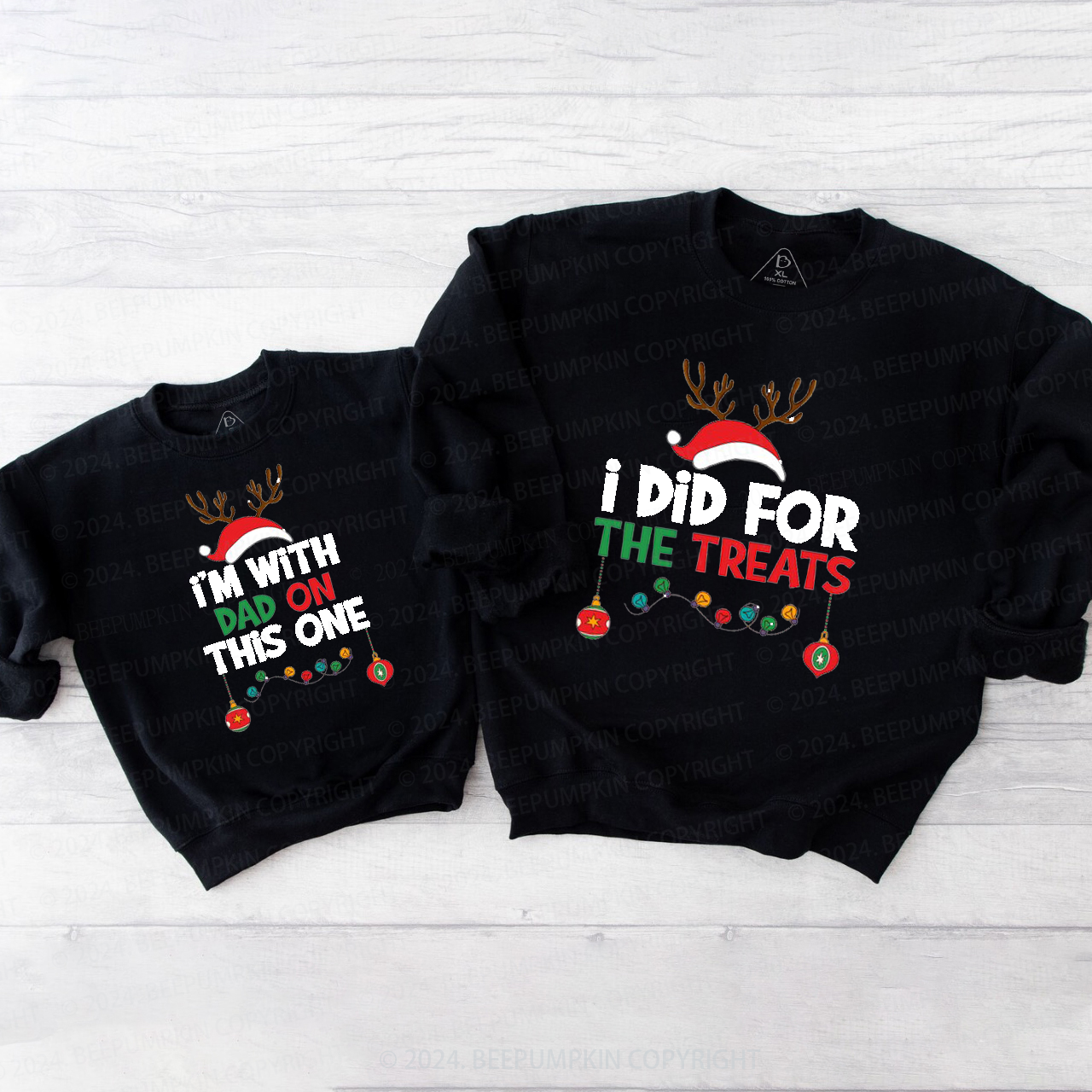 Personalized  But I do Funny Christmas Group Family Christmas Sweatshirt