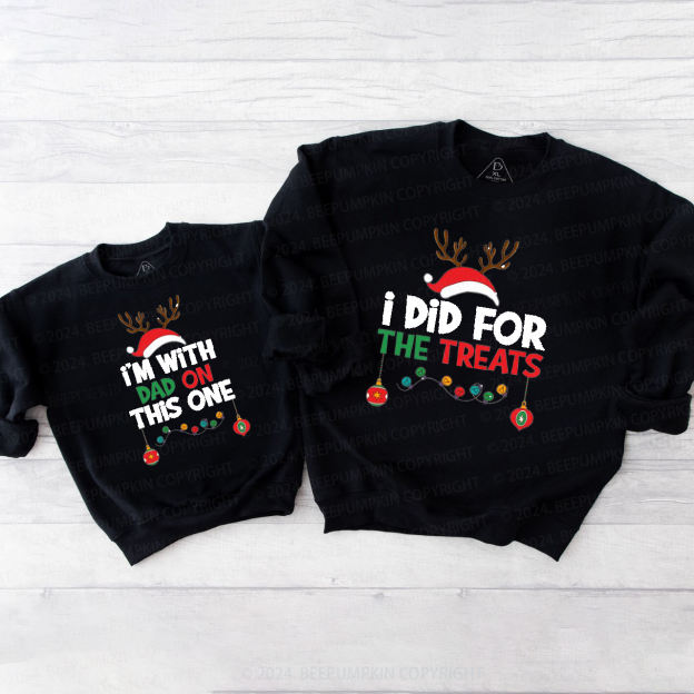 Personalized  But I do Funny Christmas Group Family Christmas Sweatshirt