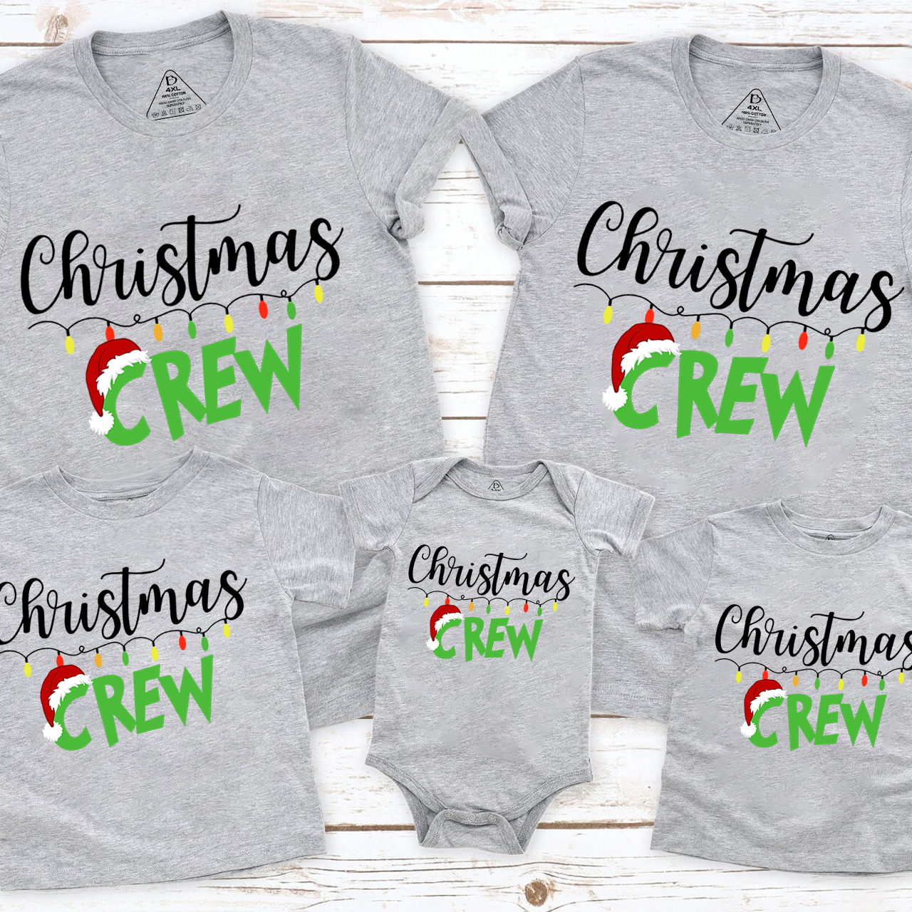 Christmas Crew Lanterns  Family Shirts Beepumpkin