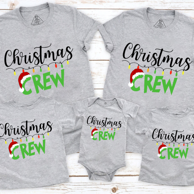 Christmas Crew Lanterns  Family Shirts Beepumpkin