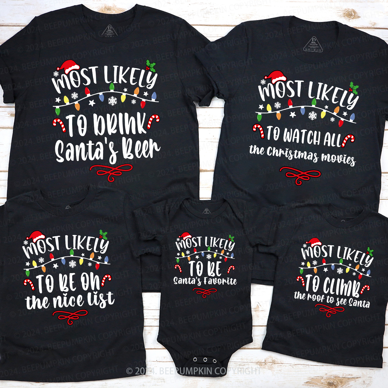 60 Quotes Most Likely And Custom Family Christmas Shirts 2024