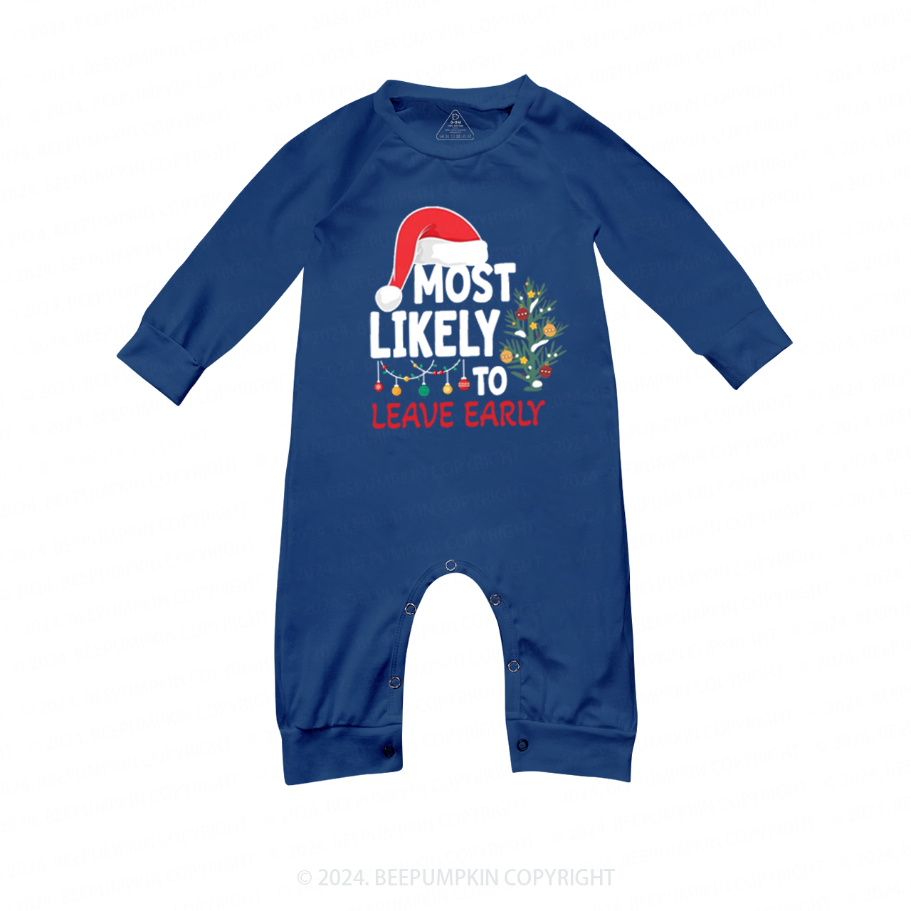 30 Most Likely To Christmas Family Matching Blue Pajamas Beepumpkin