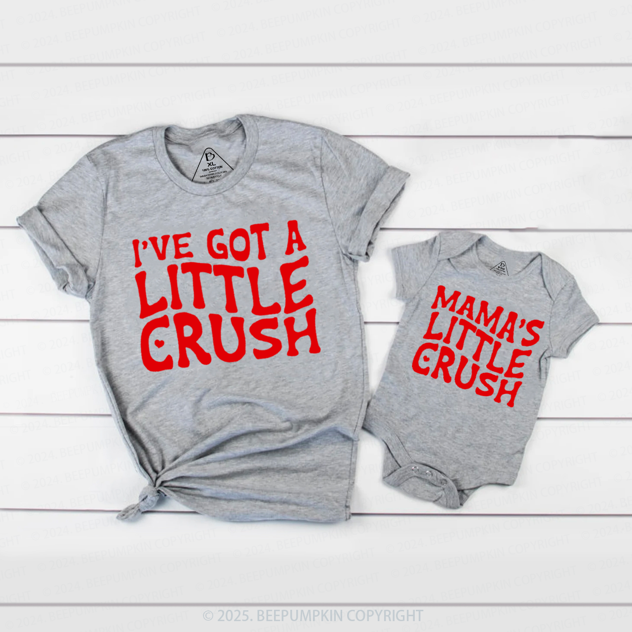 Little Crush Family Matching Valentine's Shirts