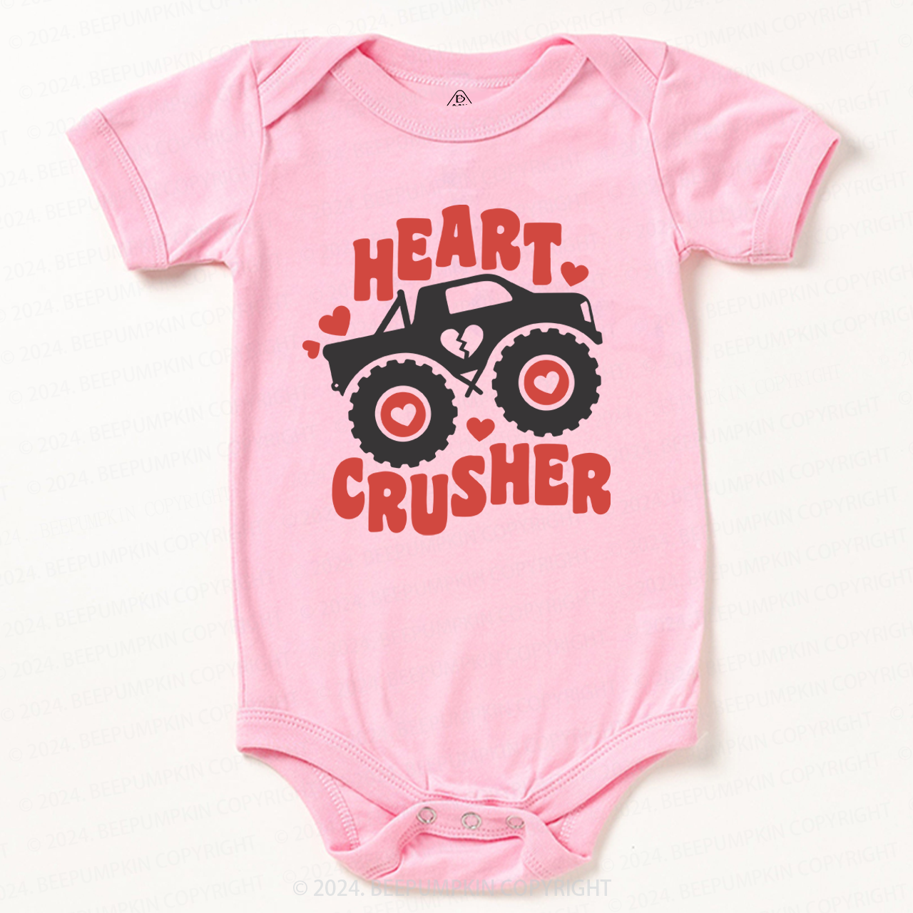Heart Crusher Valentine's Day Bodysuit For Baby