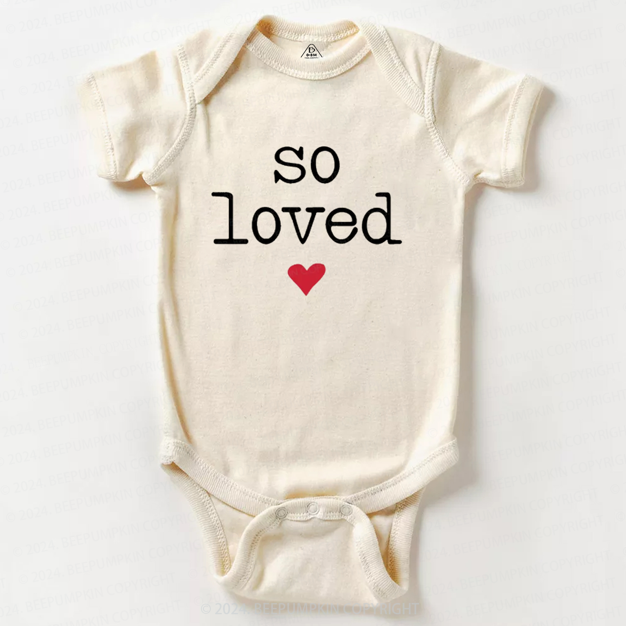 So Loved Valentine's Day Bodysuit For Baby