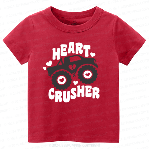 Image of Heart Crusher Valentine's Day Toddler&Kid‘s Tees Beepumpkin