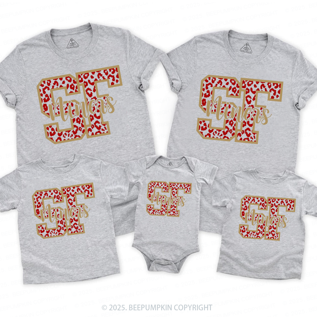 49ers Football Fan Family Matching Tees Beepumpkin