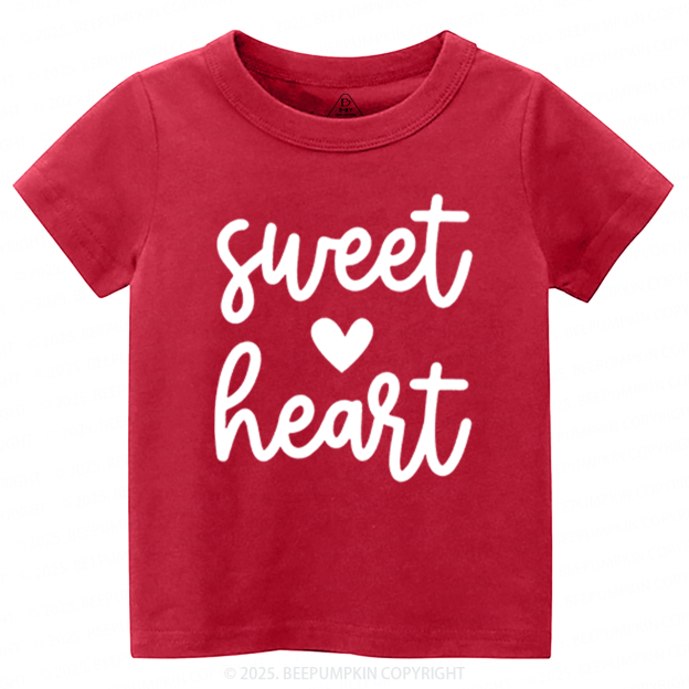 Sweatheart Valentines Day Toddler&Kids Tees Beepumpkin