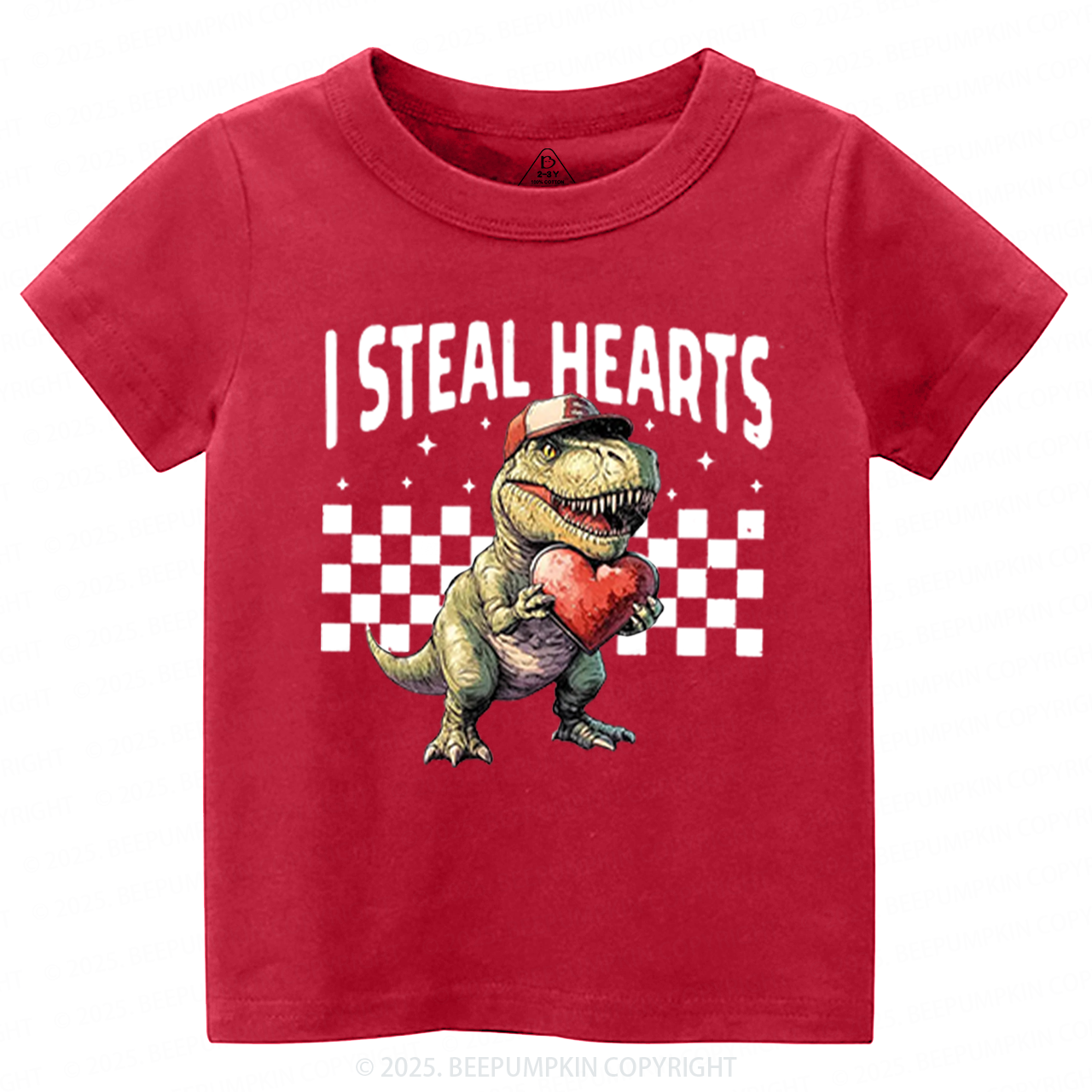 I Steal Hearts Valentine's Day Toddler&Kid's Tees Beepumpkin