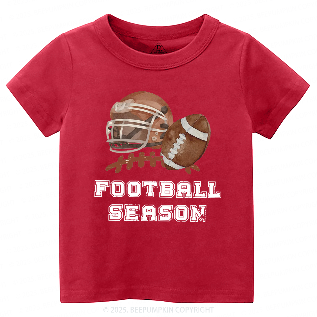 Football Season Toddler&Kid's Tees Beepumpkin