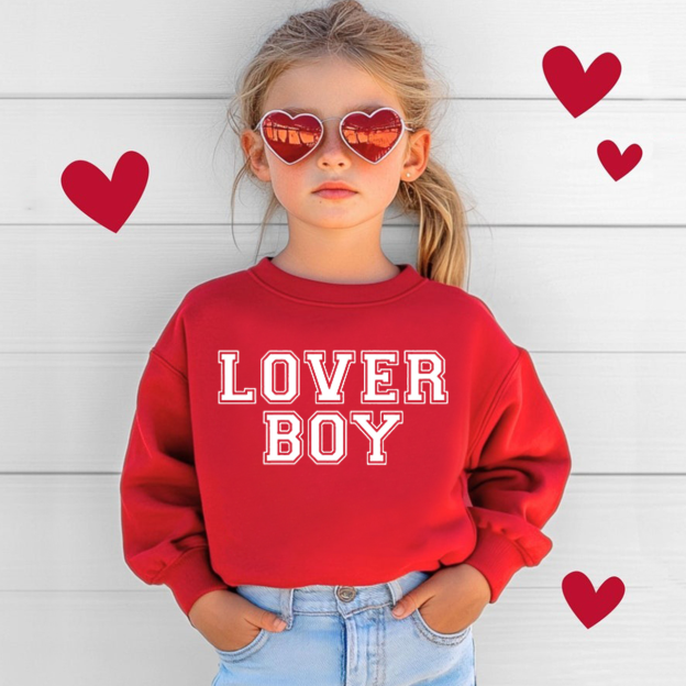 Lover Boy Valentine's Day Kid's Sweatshirt