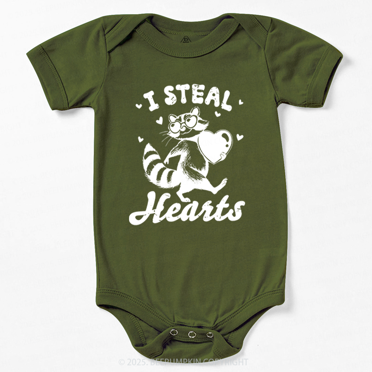 I Steal Hearts Valentine's Day Bodysuit Beepumpkin