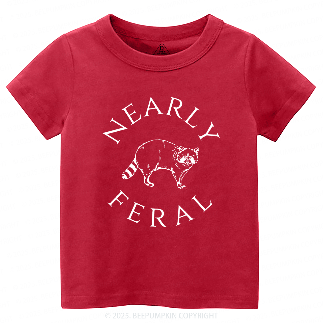 Nearly feral Toddler&Kid's Tees Beepumpkin